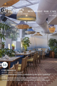 Mediterranean Cafe Mediterranean Cafe, Restaurant Interior Design, The Bohemian, Restaurant Interior, Center Stage, Restaurant Bar, Mumbai, Cafe