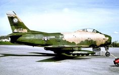 british-eevee: “ 138th Tactical Fighter Squadron F-86H Sabre in Vietnam War camouflage,1966 ” Reconnaissance Aircraft, Jet Plane, Vintage Aircraft