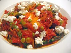 a white plate topped with lots of food