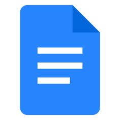 an image of a blue folder icon with the word document in it's center