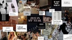 2025 Vision Board. | Vision board collage, Vision board wallpaper, Vision board inspiration