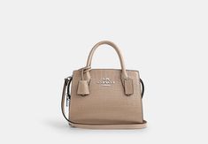 Andrea Carryall Bag | COACH OUTLET Sling Bag Mini, Sustainable Bag, Small Notebook, Coach Outlet, Bags Logo, Carry All Bag, Christmas 2024, Embossed Leather, Belt Bag