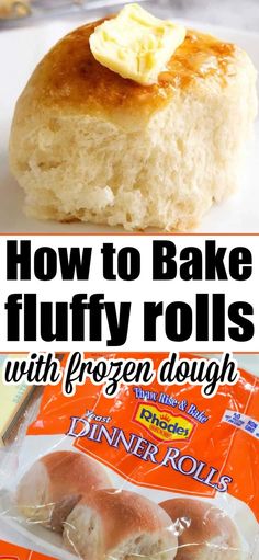 how to bake fluffy rolls with frozen dough