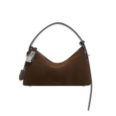 Silver Espresso Suede Hobo Bag(Pre-Order Only. Will Ship Late Oct.) Suede Hobo Bag, Suede Cleaner, Suede Bag, Oil Water, Classic Wardrobe, Blazer And Shorts, Card Bag, Boot Bag, Suede Material