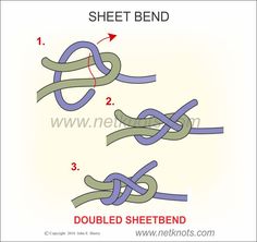 the instructions for how to make a double - braided shoelacet with two different lengths