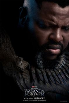 the poster for'black panther'starring idris elba, who appears to be wearing armor