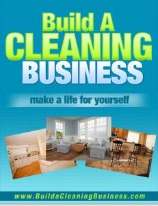 a flyer for a cleaning business