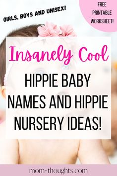 Hippie Baby Names, Hippie Nursery, Different Baby Names, Spirit Baby, Hippie Names, Newborn Advice, Nature Names, First Time Pregnancy, Names For Girls