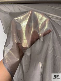 SKU: 14529 Content: 100% Silk Color: Golden Tinted Grey Width: 41 inches Chiffon Aesthetic, Metallics Fashion, Shimmer Aesthetic, 33rd Birthday, French Silk, Metal Fashion, Gray Silk, Dress Inspo, Fashion Dresses Casual