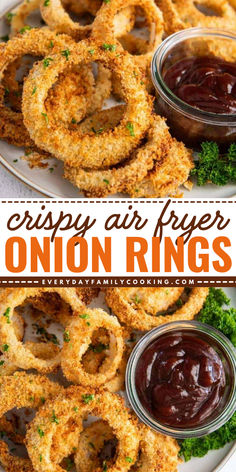 You’ll never need another air fryer onion rings recipe after you try this crunchy take on them. They cook up hot, crispy, and golden every time! Air Fryer Onion Rings Recipe, Air Fryer Onion Rings, Onion Rings Recipe, Rings Everyday, Keto Cereal, Diet Apps, Air Fryer Oven Recipes, Easy Recipes For Beginners