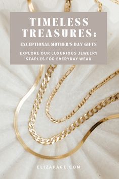 Make Mom's day extra special with luxury jewelry accessories. Explore our collection of fine gold chains and find the perfect gift to show your love and appreciation. Discover now! Jewelry Staples, Mom Day, Diamonds And Gold, Chain Necklaces, Elegant Necklaces