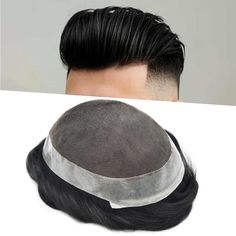 Toupee For Men Hair Pieces Real Human Hair French Lace Hair System For Men Mens Toupee Hair System Hair Piece For Men Natural Hairline 7x10medium Light Density 1b# Off Black Hair Pieces For Men, Hair French, Mens Toupee, Men Hair, Hair System, Lace Hair, Real Human Hair, French Lace, Off Black