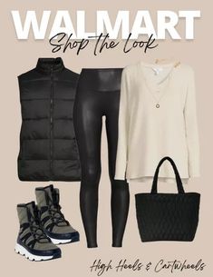 Winter Getaway Outfits, Walmart Outfits, Casual Winter Outfit, December Outfits, Best Winter Outfits, Walmart Fashion, Winter Outfit Inspiration, Fall Outfits For Work, Athleisure Fashion