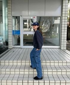 대학생 스타일, Uniqlo Women Outfit, Normcore Outfits, Streetwear Men Outfits, Hippie Outfits, 가을 패션, Autumn Outfit, Fashion Lookbook, Casual Denim