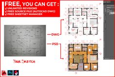 the floor plan for an apartment with three floors and two garages, which are labeled in