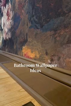 the bathroom wallpaper ideas are easy to use