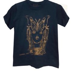 Vintage Rare Anna Sui Moth Girl Tee Good Condition Please Message Before Buying Xs, Fits Like A Baby Tee Super Cute Navy Color, Almost Black Harajuku Art, Moth Girl, Art Y2k, Anna Sui, Girls Tees, Navy Color, Buy Vintage, Baby Tee, Playing Dress Up