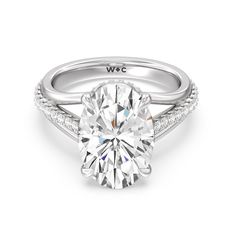 https://embed.imajize.com/7369860 Ring Symbolism, Pave Diamond Wedding Bands, Lab Grown Diamond Engagement Ring, Split Shank Ring, Gorgeous Engagement Ring, Pave Engagement Ring, Engagement Rings Platinum, Oval Rings, Split Shank