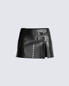 Zev Black Vegan Leather Mini Skirt Skirts Cargo, Skirt Png, White Corset Dress, Denim Pleated Skirt, Belt Skirt, Black Leather Mini Skirt, Black Leather Skirt, Red Mini Skirt, Flare Jumpsuit