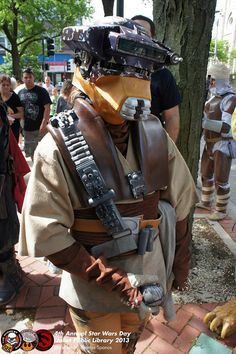 a man dressed as darth vader from star wars