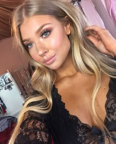 Blonde Makeup, Frontal Hairstyles, Low Lights Hair, Blonde Hair Blue Eyes, 100 Remy Human Hair, Long Blonde, Lace Hair, Long Blonde Hair