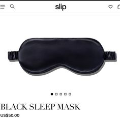 Brand New Slip Silk Sleep Mask In Black With Revolve Beauty Logo Silk Sleep Mask, Sleep Masks, Beauty Sleep, Beauty Logo, Sleep Mask, Travel Case, Pure Silk, Pillowcase, Sleeping Beauty