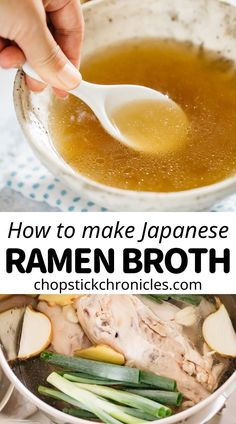 how to make japanese ramen broth