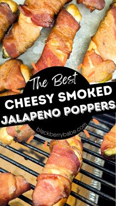 the best cheesy smoked jalapeno poppers are on the grill