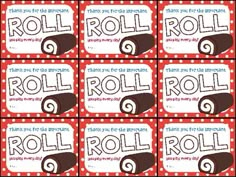 Swiss Rolls Teacher (Staff) Appreciation Gift Tag- Thank you for the important.. Swiss Cake, Swiss Rolls, Appreciation Gifts Diy, Staff Appreciation Gifts, Teacher Treats, Cake Rolls, Teacher Appreciation Gifts Diy, Nurse Appreciation Week, Volunteer Gifts