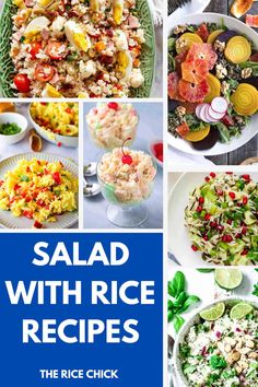 salads with rice recipes the rice chick