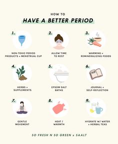 Simple lifestyle tips + nontoxic period products to help you reduce period pain, heal your menstrual cycle & balance your hormones. Foods To Balance Hormones, Menstrual Health, Feminine Health, Vie Motivation, Living Healthy, Period Pain