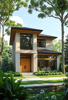 Bali Style Home, Houses Design, Sims Builds, Unusual Buildings, Tiny House Inspiration, Hotel Room Design, Architectural Design House Plans, Bali Style, House Exterior Design