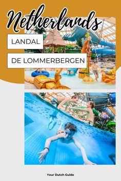 an advertisement for the water park in germany