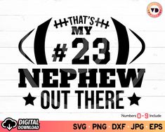 the number 23 grandson out there svg dxf eps png cut file