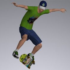 Skater 9368 Tris Youtube Animation, Animation Types, 3d Characters, Skateboard, Ska