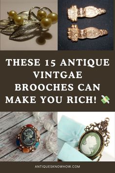 From Victorian models to metal brooches, discover 15 antique and vintage brooches that could make you rich! Learn how to identify valuable materials, unique designs, and maker's marks that can skyrocket their worth. #AntiqueBrooches #VintageBrooches #ValuableJewelry Jewelry Makers Marks, Antique Brooches, Old Jewelry, Jewelry Maker, Crafty Things, Vintage Vibes, Rare Antique, Antique Collection