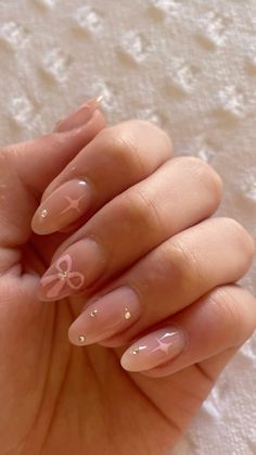 Nail Inpos Ideas, Homecoming Nails Acrylic, Easy Nails, Homecoming Nails, Aesthetic Nails, Summery Nails, Almond Acrylic Nails, Nails Inspo, Simple Nails