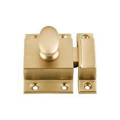 an image of a golden door handle on a white background