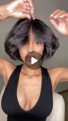 34K likes, 233 comments - aaliyahtanza on March 20, 2024: "Give my Bob some BAWDY w/ me. 🤪". Full Bob Black Women, Shaved Side Bob Hairstyles Black Women, How To Style Short Black Hair, Curtain Bang Bob Black Women, Black Women Relaxed Hairstyles, Blow Out Short Hair Black Woman, Relax Hairstyles For Black Women, Short Bob With Bangs Black Women, Black Haircut Women