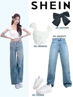 #wonyoung #outfit #shein #outfitinspo #bows #jangwonyoung #wonyoungstyle Wonyoung Outfit, Outfit Shein, Cutest Outfits, Korean Fashion Kpop, Fashion Top Outfits, Korean Casual Outfits, Two Friends