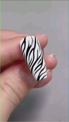 Discover the latest trends ✨ and stunning ideas for beautiful nails 😍. From chic minimalist designs to glamorous nail art 💅, find inspiration to elevate your manicure game! ❤ Nail Zebra Designs, Basic Nail Art Designs, Basic Nail Art, Zebra Nail Designs, Zebra Nail Art, Acrylic Nail Designs Classy, Zebra Print Nails, Fancy Nail Art, Nail Art Designs Images