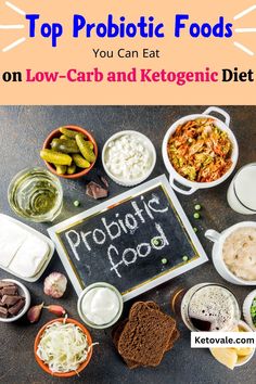 Top Probiotic Foods You Can Eat on Low-Carb and Ketogenic Diet: Elevate your gut health while staying low-carb with these choices. Incorporate unsweetened, full-fat yogurt, sauerkraut, kimchi, kefir, pickles fermented in brine, miso, natto, and certain fermented cheeses into your ketogenic journey. These probiotic-rich options not only support digestive well-being but also align seamlessly with the principles of a low-carb or ketogenic diet. Enjoy these flavorful choices to nurture your gut health while maintaining your dietary goals. Keto Probiotic Foods, Gut Recipes, Resep Diet, Low Carb Diets, Keto Diet Menu