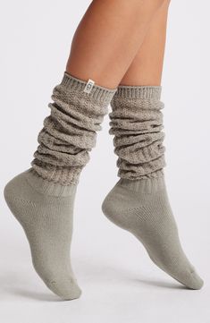 These slouchy socks are knit with ultrasoft chenille yarns for a cozy vibe. Polyester/elastane Machine wash, tumble dry Imported Slouch Socks With Boots, Feet Warmers, Slouchy Socks, Scrunch Socks, Slouch Socks, Fluffy Socks, Xmas List, Soft Sock, Fuzzy Socks