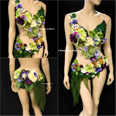 Woodland Forest Fairy Monokini Costume with Purple Cosplay Dance Rave Wear Halloween Burlesque Show Girl · L'Amour Le Allure · Online Store Powered by Storenvy Jungle Goddess, Fae Cosplay, Padded Panty, Forest Fairy Costume, Bra Costume, Woodland Fairy Costume, Garden Fairy Costume, Mother Nature Costume, Fairy Costume Diy