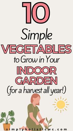 10 Easiest Vegetables to Grow Indoors Vegetables To Grow Indoors, Garden Ideas Indoor, Apartment Vegetable Garden, Easiest Vegetables To Grow, Small Garden Plans, Indoor Garden Apartment, Horticulture Therapy, Growing Vegetables Indoors