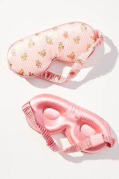 Made with eyelashes in mind, this Sleep Mask is perfect for getting beauty sleep while protecting your lashes. | Pure Silk Contour Sleep Mask by Slip in Pink at Anthropologie Cute Eye Mask For Sleeping, Slip Eye Mask, Slip Sleep Mask, Embroidered Eye Mask, Sleeping Mask Aesthetic, 2024 Christmas List, Christmas Wishlist 2024, Christmas List 2024, Trendy Gifts For Women