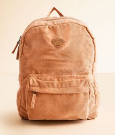 Billabong Schools Out Backpack - Orange , Women's Bakedclay Corduroy lined canvas backpack Zipper closure Adjustable straps Dimensions: 14(L) x 5(W) x 16(H). 100% Cotton. Do not wash. Do not bleach. Do not tumble dry. Do not iron. Do not dry clean. Apparel & Accessories Orange School Supplies, Good Backpacks, Billabong Backpack, Watch Hacks, Pretty Backpacks, Road Trip Kit, Beachy Stuff, Summer Backpacking, Prom Themes