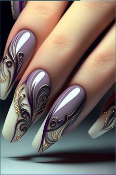 Classy Nail Art Ideas, Miniature Ponies, Coquette Nails, Art Deco Nails, Outfits And Accessories, Sassy Nails, Gel Nail Art Designs, Elegant Nail Designs