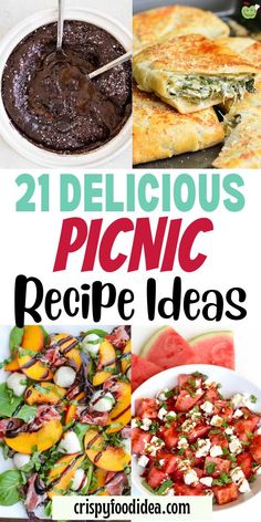 These delicious picnic recipes are best for holidays and for summer days. Best Picnic Food Ideas For Two, Main Dish Picnic Food Ideas, End Of Summer Picnic, Good Picnic Food, Fancy Picnic Food Ideas, Picnic Food Ideas For A Crowd, Winter Picnic Food Ideas, Recipes For Sandwiches