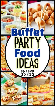 buffet party food ideas for a grand ten thousand dollars dinner or brunch, including appetizers and desserts